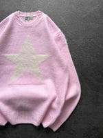 PEMBE GOOSE SAKALLI TRİKO KAZAK