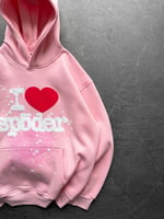 PEMBE KAPŞONLU SP5DER SWEAT