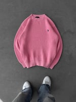 PEMBE POLO TRİKO KAZAK