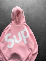 PEMBE SUPREME KAPŞONLU SWEAT