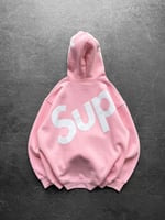 PEMBE SUPREME KAPŞONLU SWEAT
