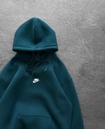 Petrol Kapşonlu Basic Nİke Sweat