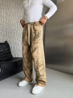 SARI KAMUFLAJ BAGGY PANTOLON