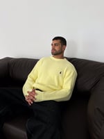 SARI POLO TRİKO KAZAK