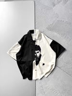 SCARFACE BASKILI OVERSİZE GÖMLEK