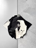 SCARFACE BASKILI OVERSİZE GÖMLEK