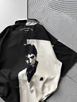 SCARFACE BASKILI OVERSİZE GÖMLEK