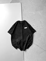 SİYAH AKITMA STWD TSHİRT