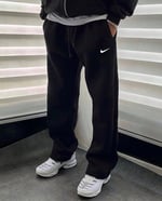 Siyah Baggy Logo Nk Eşofman