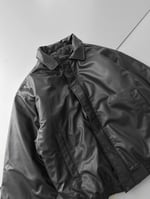 Siyah Bomber Deri Ceket