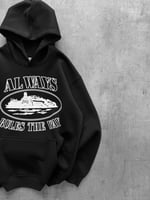 SİYAH CORTEİZ ALWAYS KAPŞONLU SWEAT