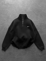 Siyah Fermuar Nike Sweat