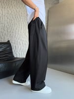 SİYAH FULARLI BAGGY EŞOFMAN