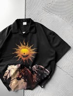 SİYAH GÜNEŞ OVERSİZE GÖMLEK