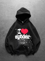 SİYAH KAPŞONLU SP5DER SWEAT