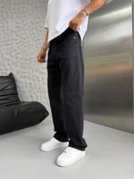 SİYAH KOT BAGGY PANTOLON