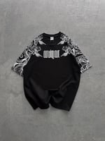 SİYAH KURU KAFA TSHİRT