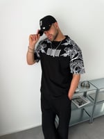 SİYAH KURU KAFA TSHİRT