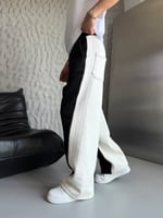 SİYAH NAKIŞ ŞERİTLİ EŞOFMAN