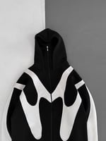 SİYAH PARÇALI MASKE HIRKA