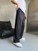 SİYAH SCUBA KUMAŞ BAGGY EŞOFMAN