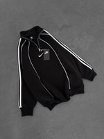 SİYAH ŞERİTLİ YARIM FERMUAR NİKE SWEAT