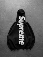 SİYAH SIRT NAKIŞ SUPREME SWEAT