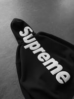 SİYAH SIRT NAKIŞ SUPREME SWEAT