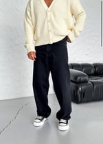 SİYAH TAM BAGGY PANTOLON