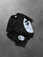 SİYAH YAN BAPE TAKIM