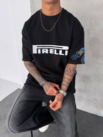 SİYAH YAN EJDER TSHİRT