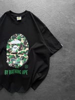 SİYAH YEŞİL BAPE TSHİRT