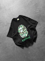 SİYAH YEŞİL BAPE TSHİRT
