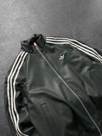 Yeşil Adidas Deri Ceket