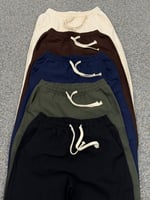 YEŞİL BAGGY KETEN PANTOLON