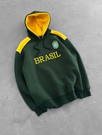 YEŞİL OMUZ GARNİ BREZİLYA SWEAT