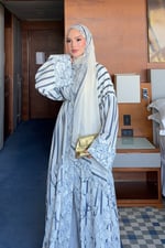 .Dare Abaya - Lacivert