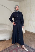 Alba Elbise - Lacivert