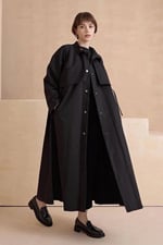 Alea Trench - Siyah