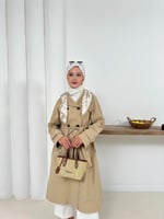 Ameda Fularlı Trench