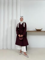 Ameda Fularlı Trench