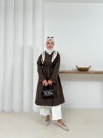 Ameda Fularlı Trench