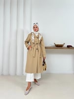 Ameda Fularlı Trench