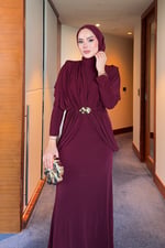 Aseel Elbise - Bordo