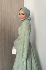 Bai Elbise - Mint Yeşili