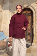 Berta Ceket - Bordo