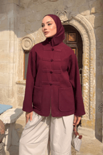 Berta Ceket - Bordo