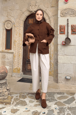 Berta Ceket - Kahverengi
