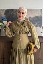 Elsa Elbise - Yağ yeşili