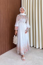 Henna Elbise - Beyaz